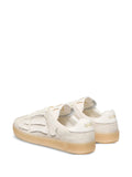 Amiri Croc-Debossed Leather Sneakers