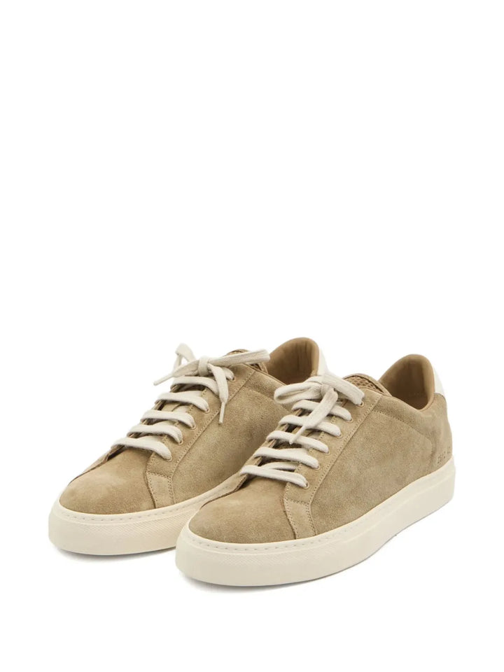 Common Projects Patterned-Tongue Suede Sneakers