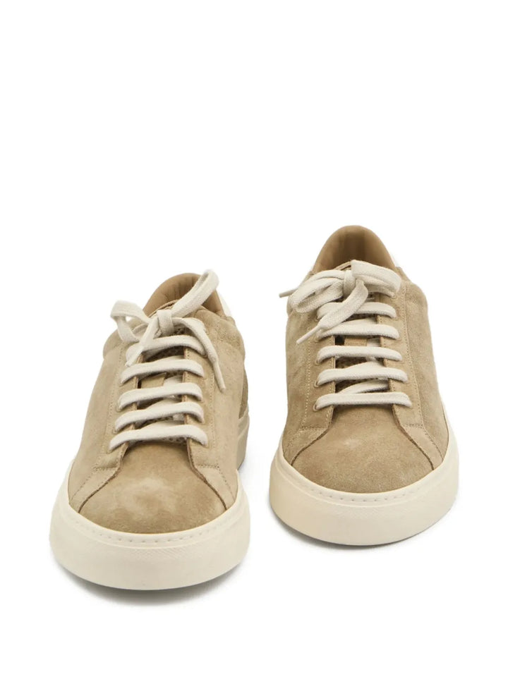 Common Projects Patterned-Tongue Suede Sneakers