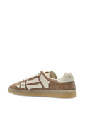 Amiri Crocodile-Embossed Skeleton Trainers