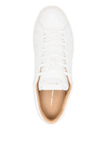 Crime London Leather Lace-Up Sneakers