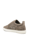 Christian Louboutin Suede Slip-On Sneakers