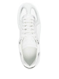 Alexander Mcqueen Oversized Metallic-Panel Leather Sneakers