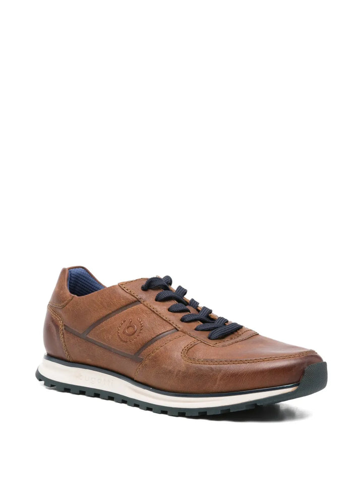 Bugatti 25Mm Embossed-Logo Sneakers