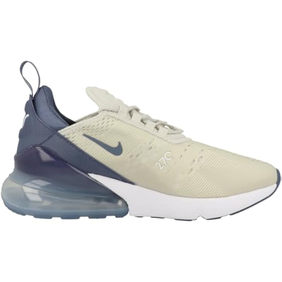  Air Max 270 Shoes Light Bone Diffused Blue-White