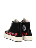 Comme Des Gar ns Play X Converse Heart-Print High-Top Trainers