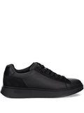 Boss Textured-Leather Panelled Sneakers