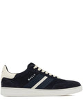 Bally Retro Crest Stripe Suede Sneakers