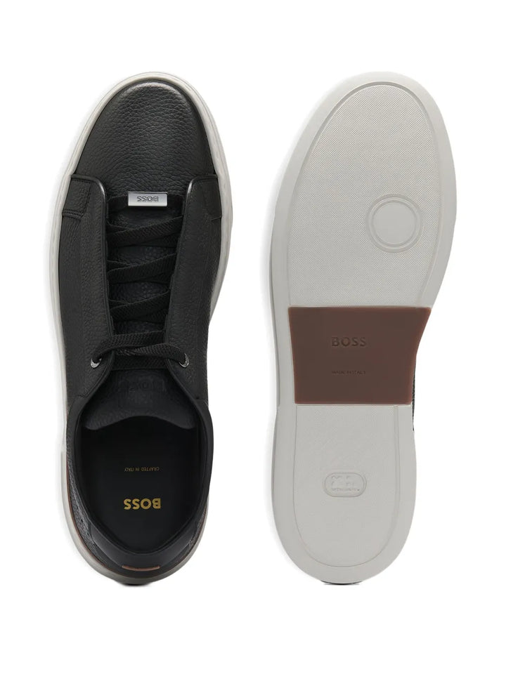 Boss Low-Top Leather Sneakers
