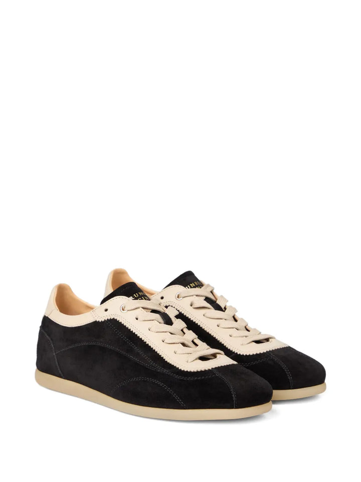 Brunello Cucinelli Suede Panelled Sneakers