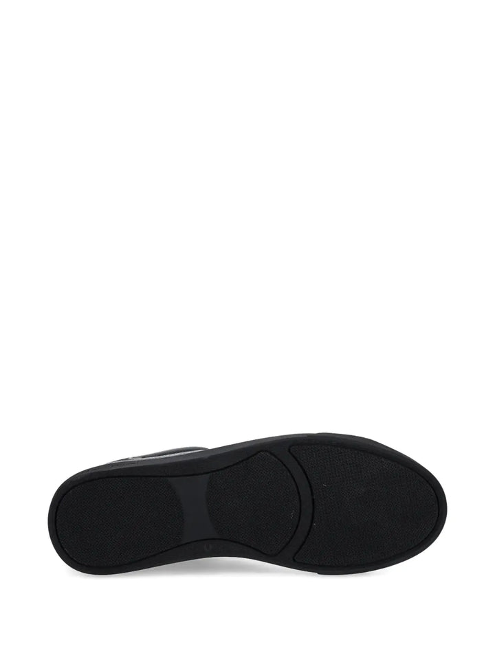 Baldinini Lace-Up Leather Sneakers