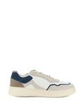 Boggi Milano Journey Suede-Panels Leather Sneakers