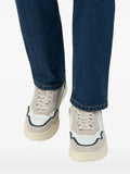 Boggi Milano Journey Suede-Panels Leather Sneakers