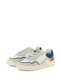 Boggi Milano Journey Suede-Panels Leather Sneakers