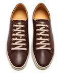 Brunello Cucinelli Lace-Up Leather Sneakers