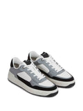 Balmain B-Court Flip Panelled Leather Sneakers