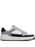 Balmain B-Court Flip Panelled Leather Sneakers