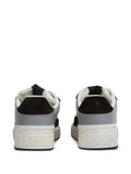 Balmain B-Court Flip Panelled Leather Sneakers