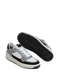 Balmain B-Court Flip Panelled Leather Sneakers