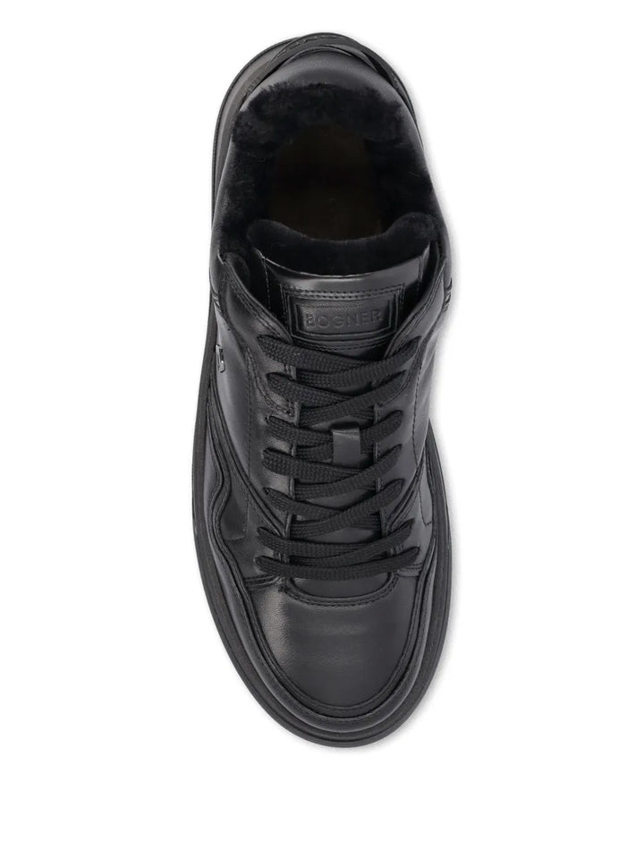 Bogner Logo-Detail Leather Sneakers