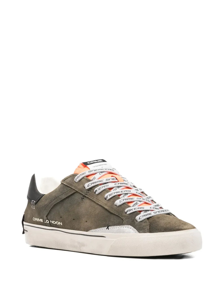 Crime London Leather Sneakers