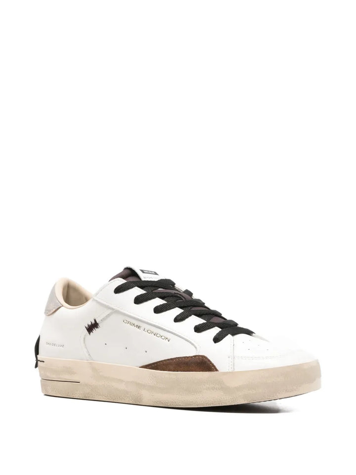 Crime London Sk8 Deluxe Panelled Sneakers