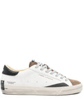 Crime London Distressed Panelled Sneakers