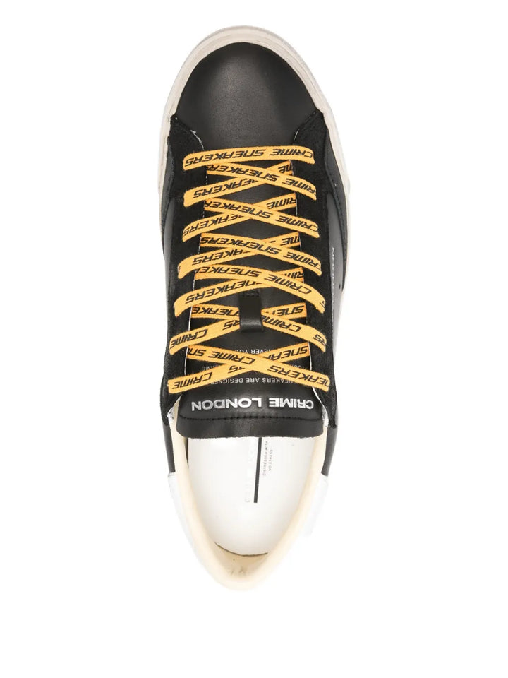 Crime London Leather Sneakers