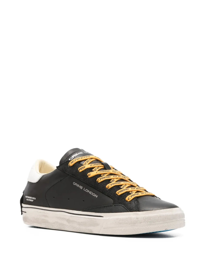 Crime London Leather Sneakers