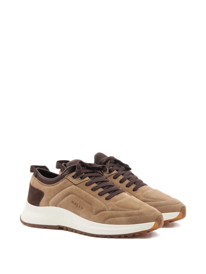 Bally Lace-Up Suede Sneakers