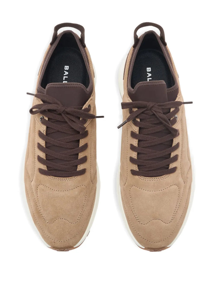 Bally Lace-Up Suede Sneakers