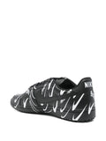 Black Comme Des Gar ns Graphic Print Trainers