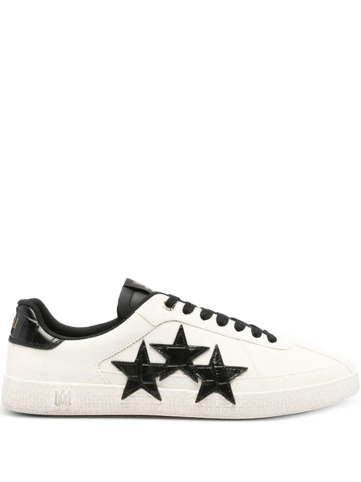 Amiri Star-Motif Leather Sneakers