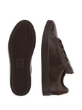 Boggi Milano Essence Embroidered-Logo Leather Sneakers