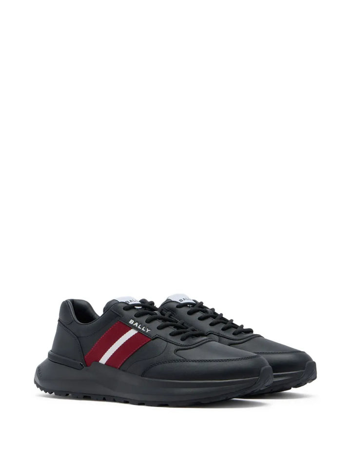 Bally Sylen Ribbon-Detail Leather Sneakers
