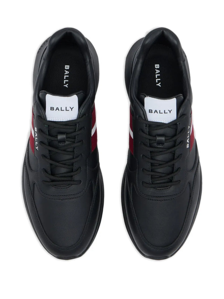 Bally Sylen Ribbon-Detail Leather Sneakers
