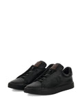 Boggi Milano Embroidered Logo Leather Sneakers