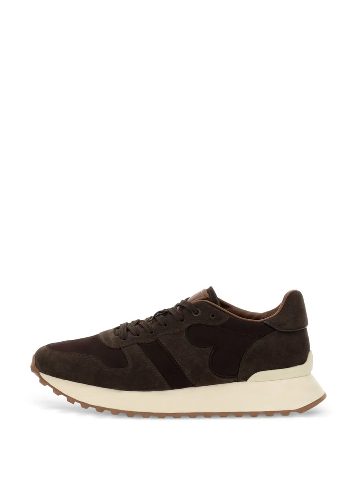 Boggi Milano Suede Logo-Detail Sneakers