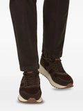 Boggi Milano Suede Logo-Detail Sneakers