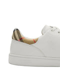 Burberry Check Leather Sneakers