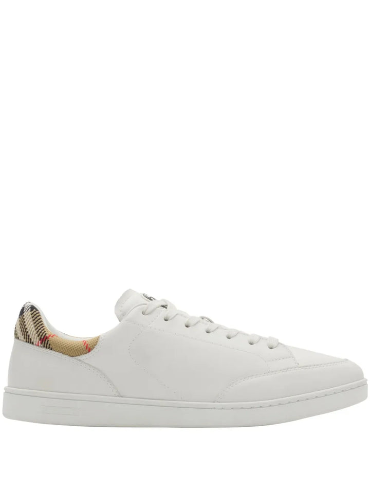 Burberry Check Leather Sneakers