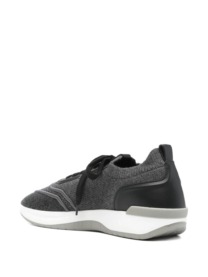 Brioni Panelled Lace-Up Sneakers