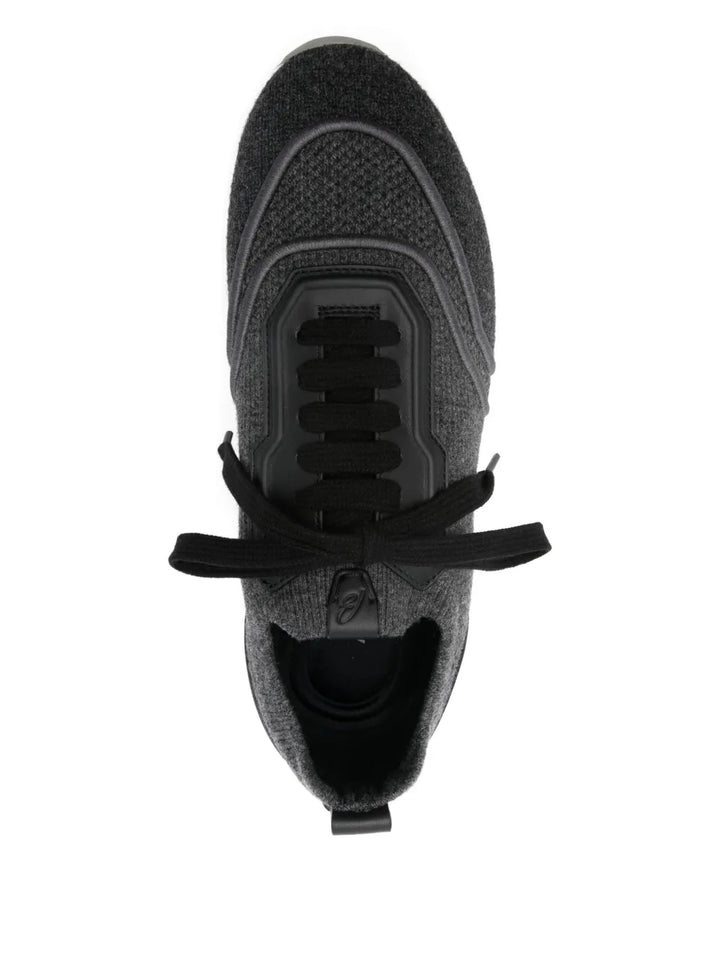 Brioni Panelled Lace-Up Sneakers
