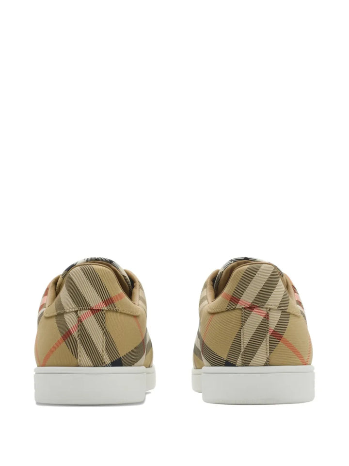 Burberry Check-Pattern Sneakers