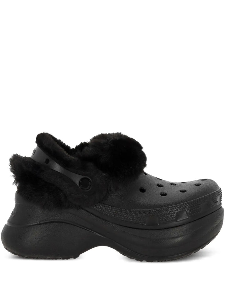 Crocs Bae Textured Lined Platform Slip-On