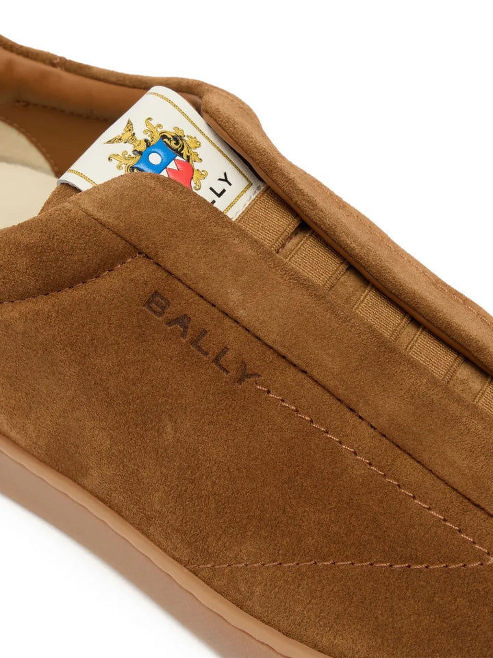 Bally Retro Crest Suede Sneakers