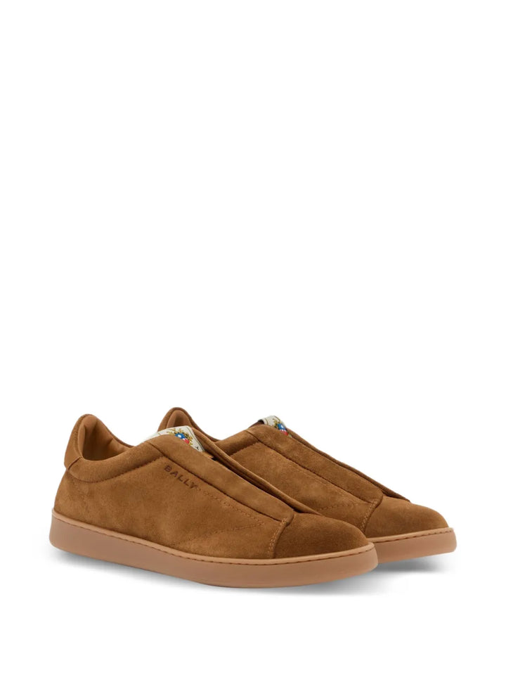 Bally Retro Crest Suede Sneakers