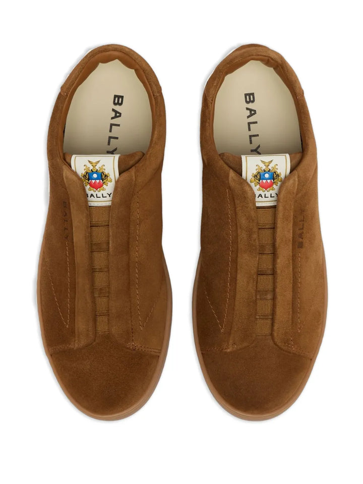 Bally Retro Crest Suede Sneakers