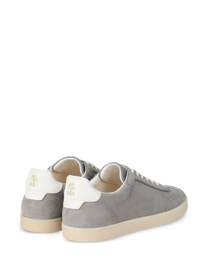 Brunello Cucinelli Lace-Up Suede Sneakers
