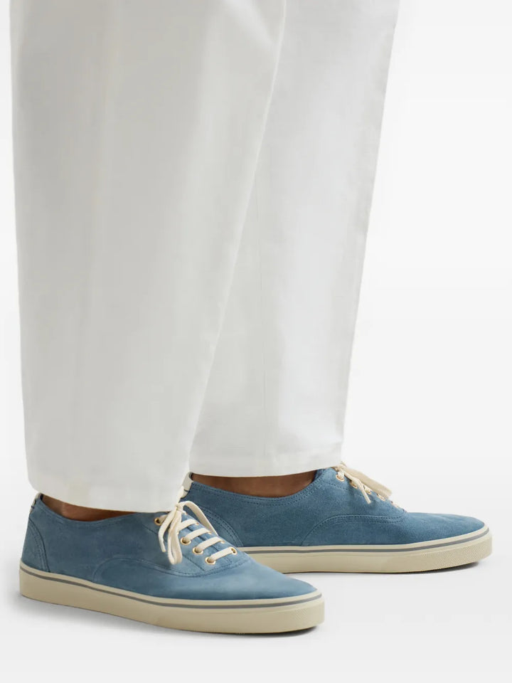 Brunello Cucinelli Reversed Leather Sneakers